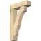 Ekena Millwork Balboa Block Rough Sawn Bracket w/ Offset Brace, Douglas Fir, 6"W x 20"D x 32"H BKT0604X20X32BOA05RDF - alternate 1